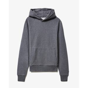 Everlane The Track Organic Cotton Hoodie Pullover Mens XS Heather Grey New